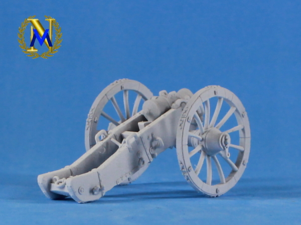 French 6 inches Gribeauval system howitzer - 28mm