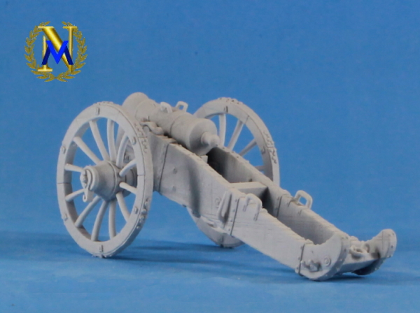 French 6 inches Gribeauval system long porte howitzer - 28mm - Click Image to Close