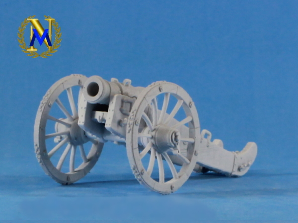 French 6 inches Gribeauval system long porte howitzer - 28mm