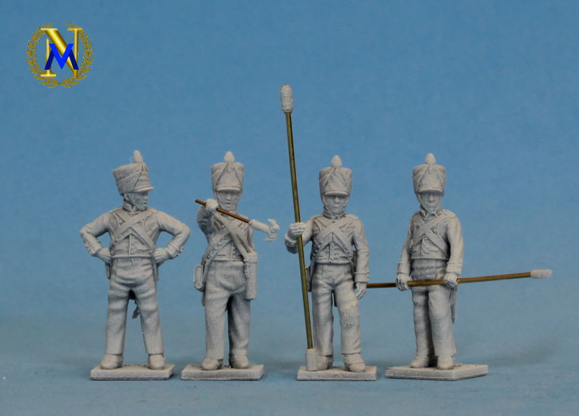 French Line artillery 1807-11 uniform cover shakos 28 mm