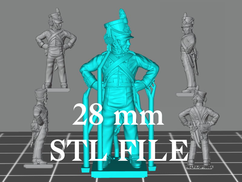 French Foot Artillery 1807-1810 - FREE STL SAMPLE - Click Image to Close